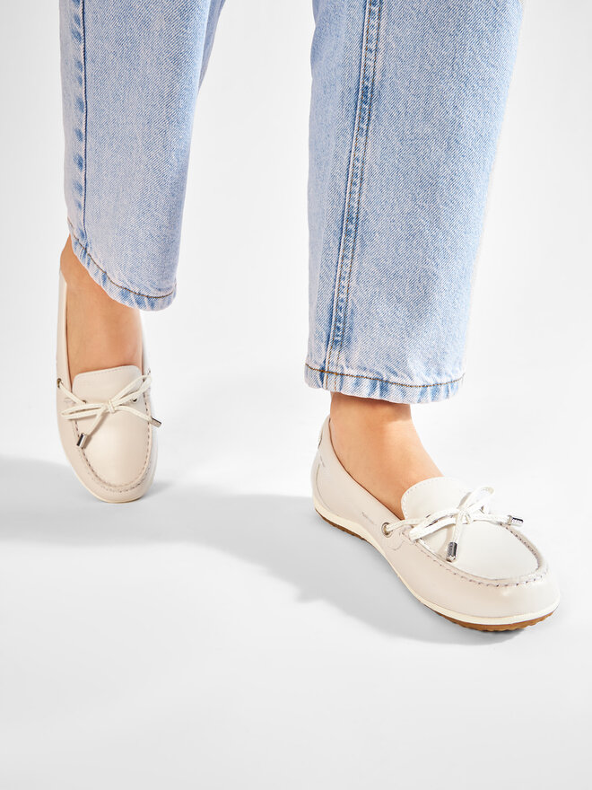 Geox Mocassini Geox D Vega Moc B D92DNB 043BC C1002 Bianco