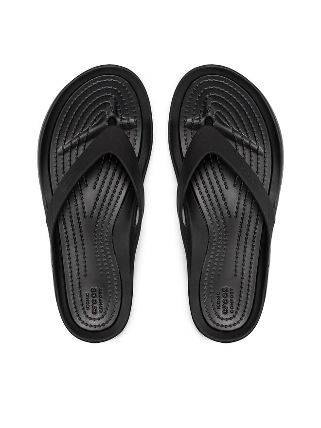 Zehentrenner Crocs Swiftwater Flip W 204974 Schwarz eschuhe