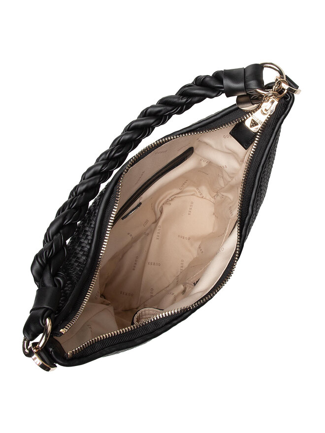 Guess Handtasche Guess Hassie Bucket Hobo HWVG83 97020 Schwarz