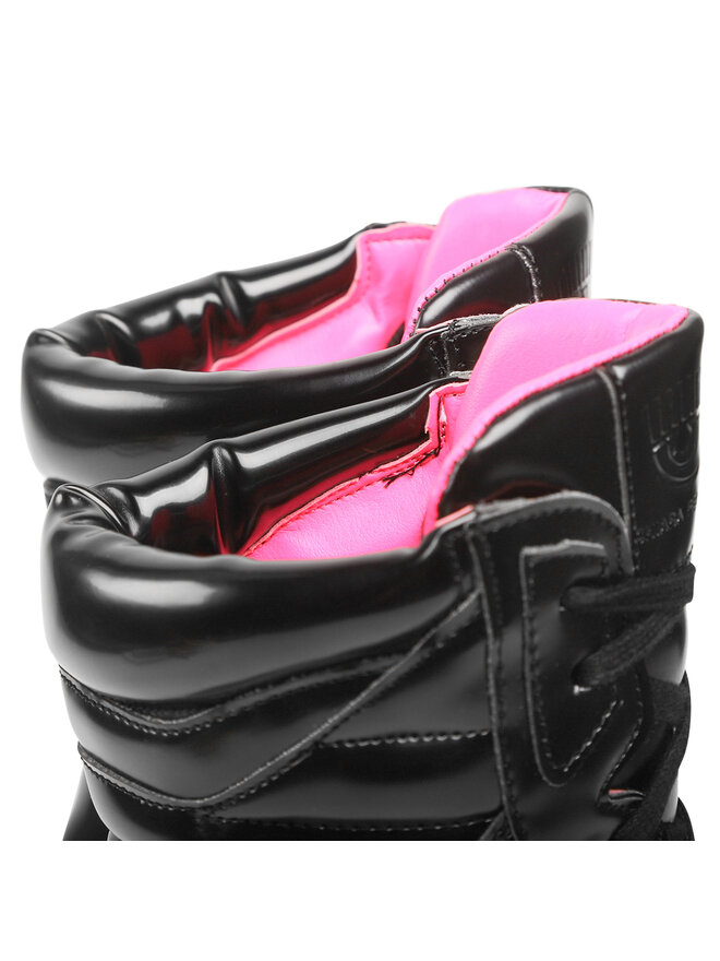 Chiara Ferragni Trapper stila apavi Chiara Ferragni CF3039-001 Melns