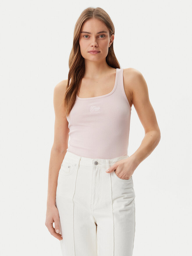 Guess Guess Felső W5GP26 KA0H1 Rózsaszín Regular Fit