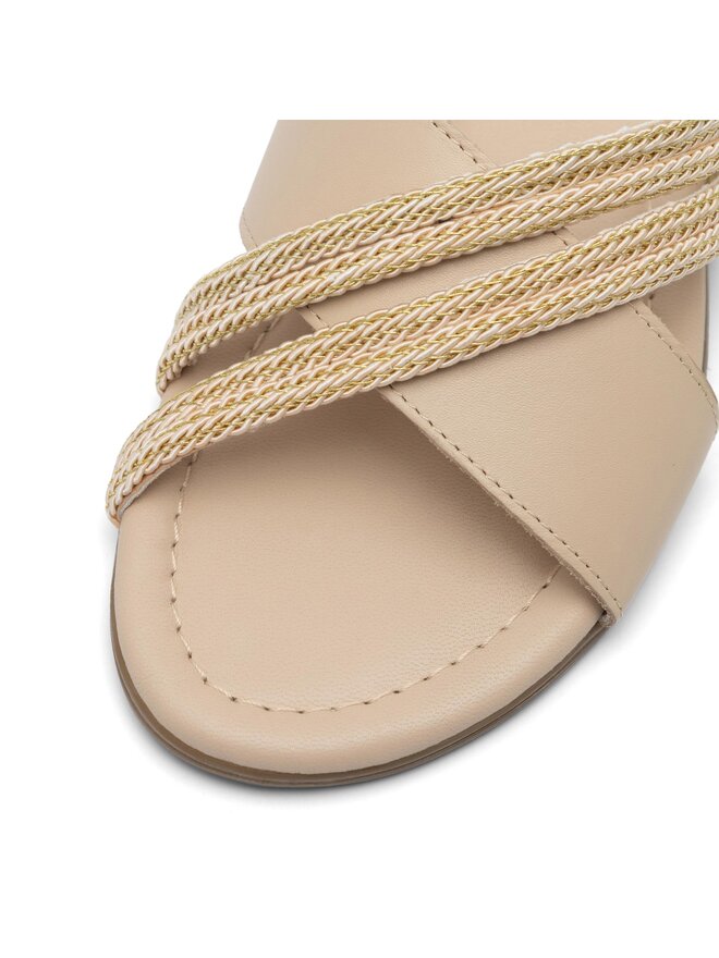 Sarah Karen Pantoletten Sarah Karen RST-ARIANA-01 Beige