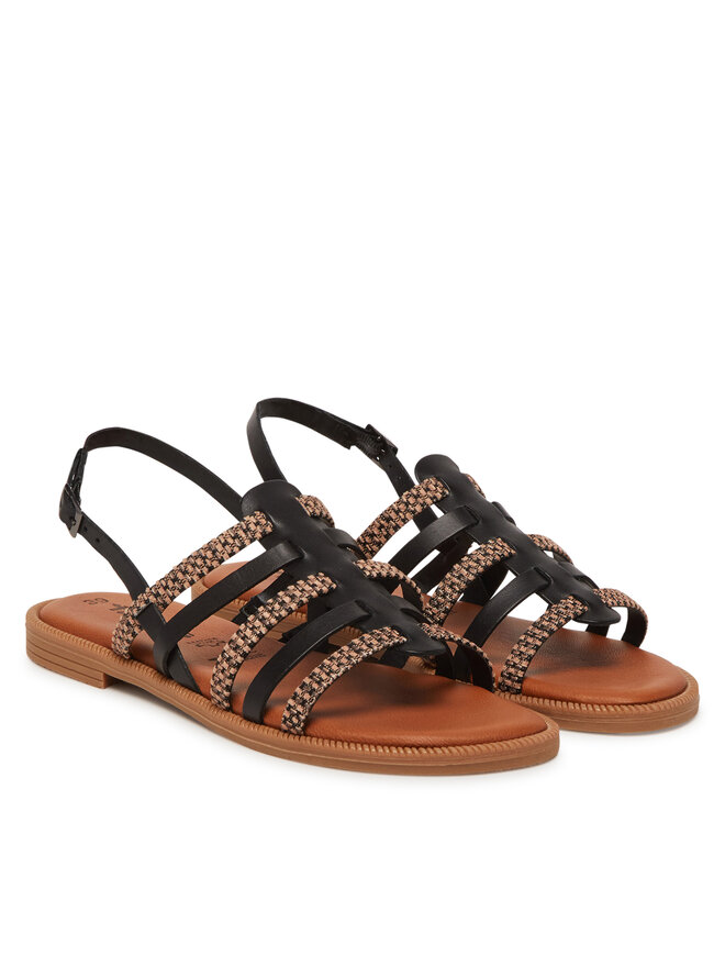 Tamaris Sandały Tamaris 1-28104-44 Czarny