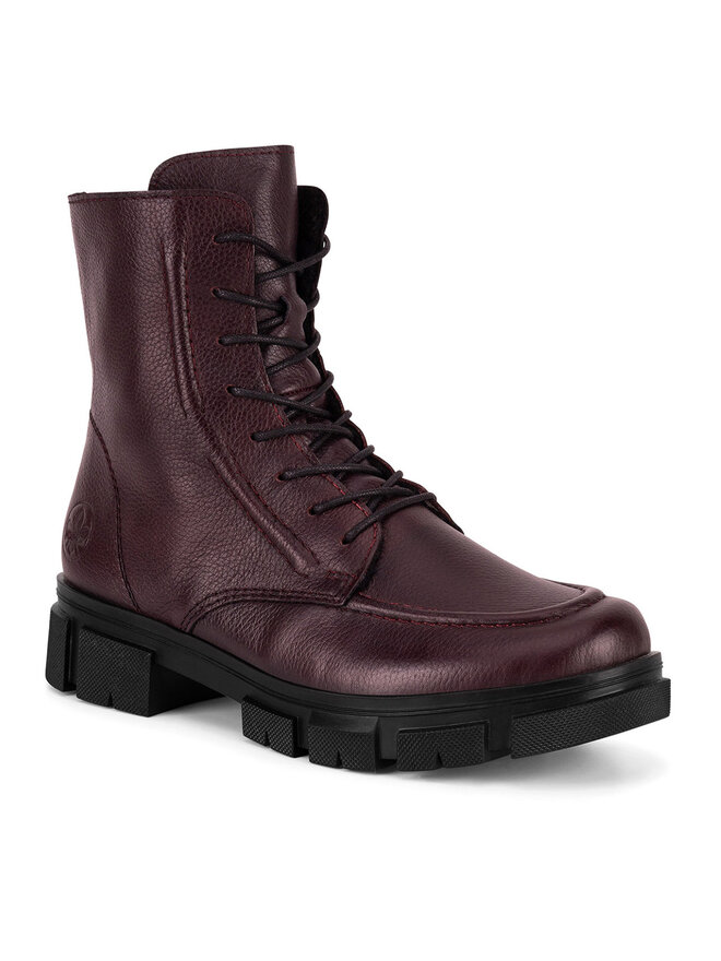 Rieker Botine Rieker Y7107-35 Vișiniu