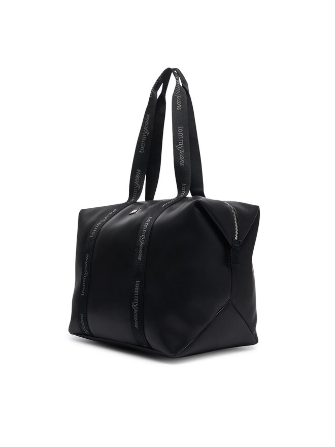 Tommy Jeans Handtasche Tommy Jeans Tjw Daily Elevated Tote AW0AW19046 Schwarz