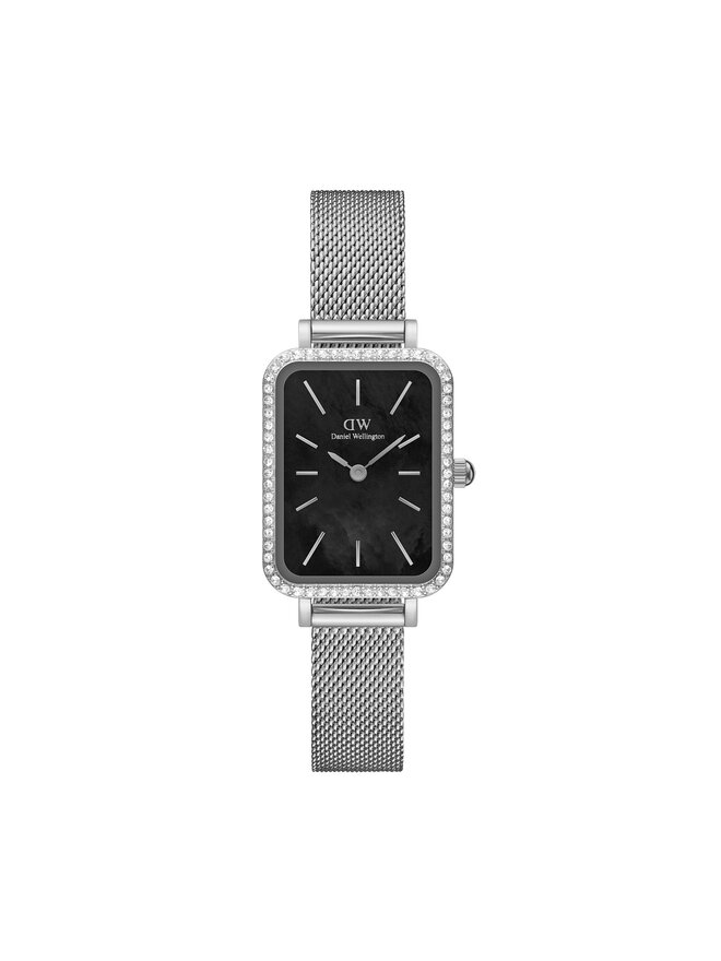 Daniel Wellington Zegarek Daniel Wellington Quadro Mesh DW00100667 Czarny