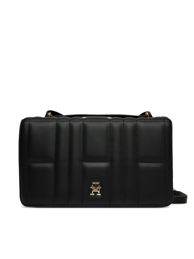 Tommy Hilfiger Дамска чанта Tommy Hilfiger Th Feminine Conv Crossover AW0AW17454 Черен
