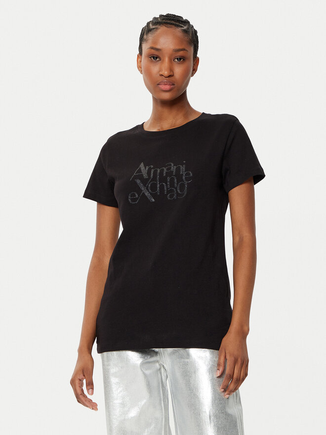 Armani Exchange Armani Exchange T-Shirt XW000109 AF10359 UC001 Μαύρο Regular Fit