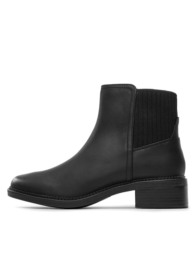 Clarks Μποτάκια Clarks Maye Palm 261743544 Μαύρο