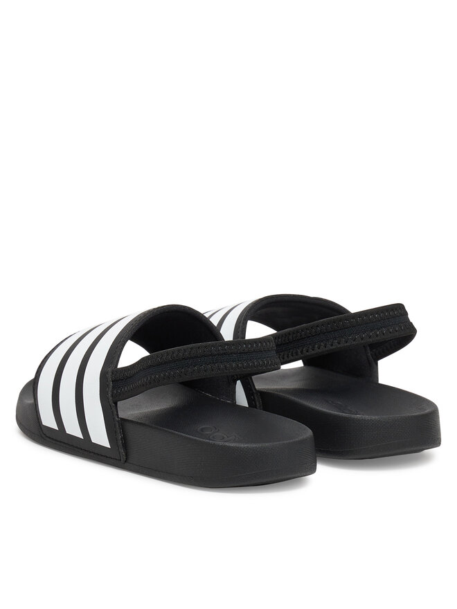 adidas Sandały adidas adilette Estrap JR5328 Czarny
