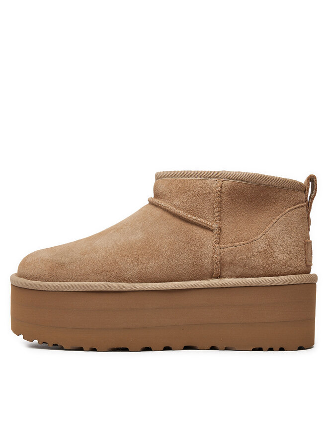 Ugg Μπότες Χιονιού Ugg Classic Ultra Mini Platform 1135092 Μπεζ