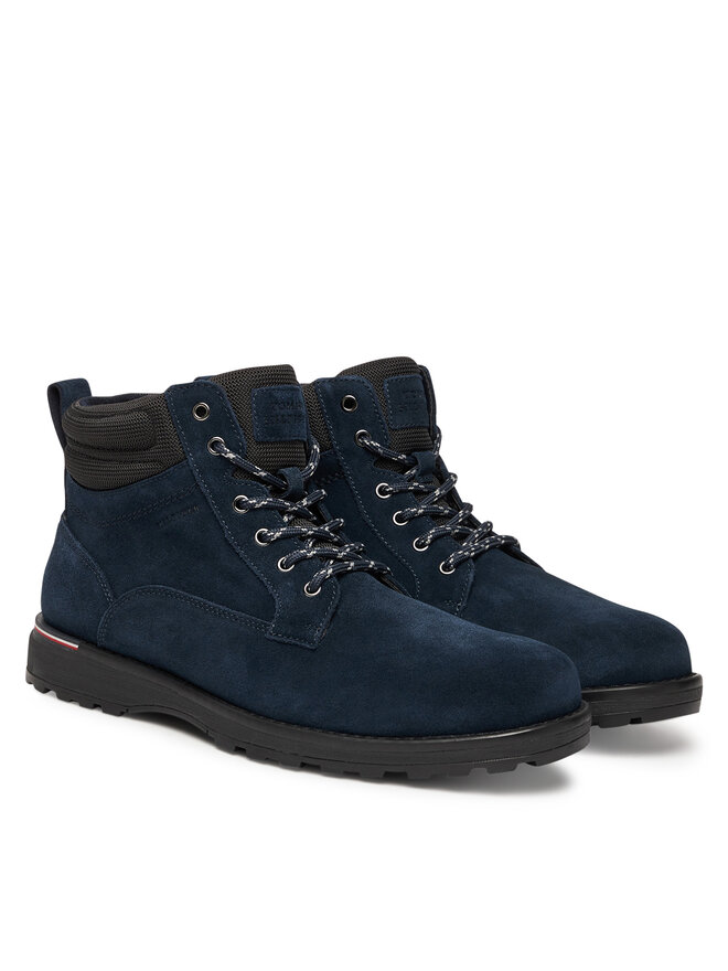 Tommy Hilfiger Schnürschuhe Tommy Hilfiger Corporate W FM0FM05605 Dunkelblau