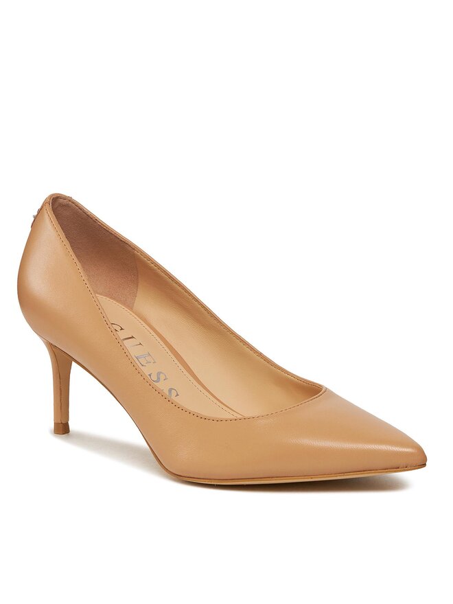 Guess Scarpe stiletto Guess Bravo4 FLPBV4 LEA08 Beige