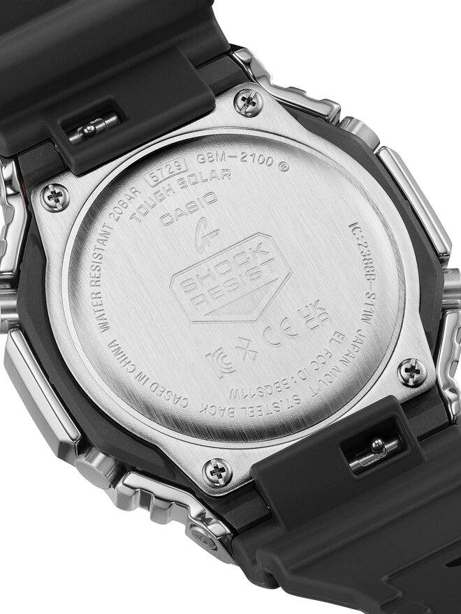 Годинник G-Shock Solar Bluetooth GBM-2100-1AER Чорний | evzuttya