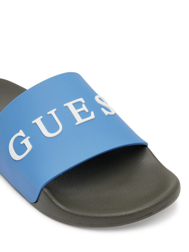 Guess Klapki Guess F5GZ06 BB00F Niebieski