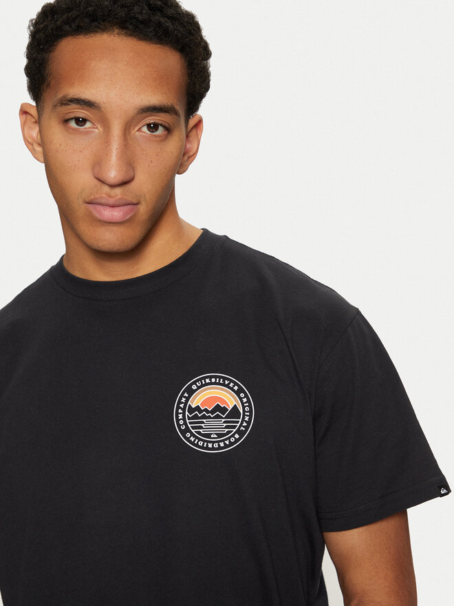 Quiksilver Quiksilver Marškinėliai Landscapes EQYZT07917 Juoda Regular Fit