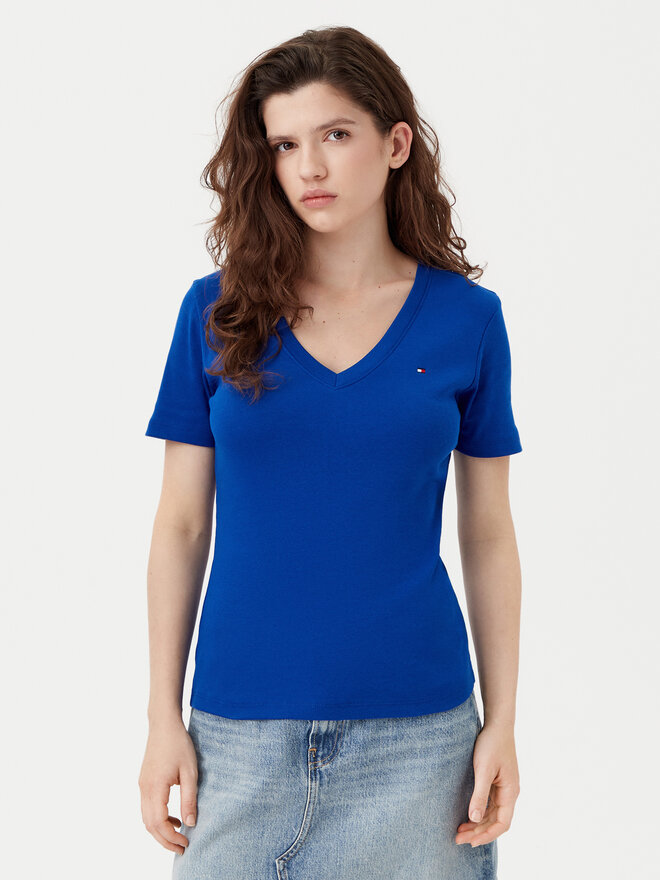 Tommy Hilfiger Tommy Hilfiger Футболка New Cody WW0WW40584 Голубий Slim Fit
