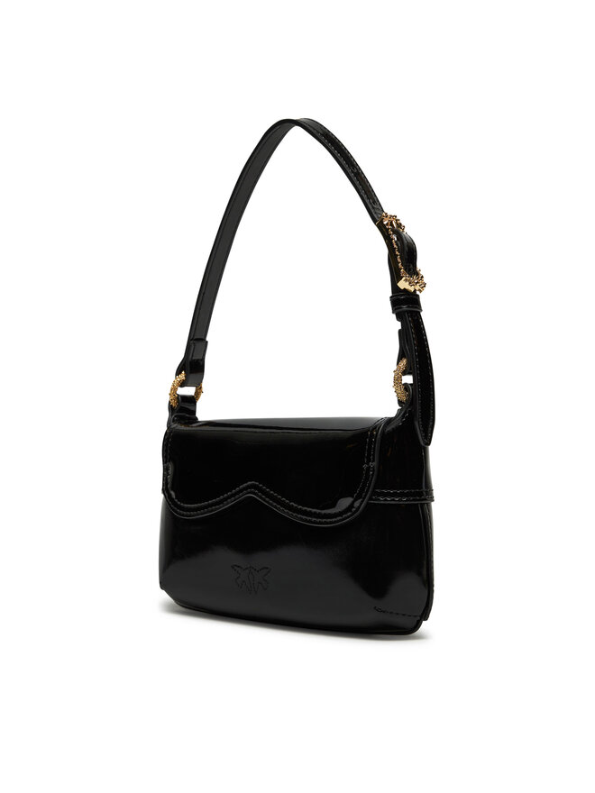 PINKO Handtasche PINKO 520 Shoulder Baby Fl AI 24-25 PLTT 103764 A1UP Schwarz