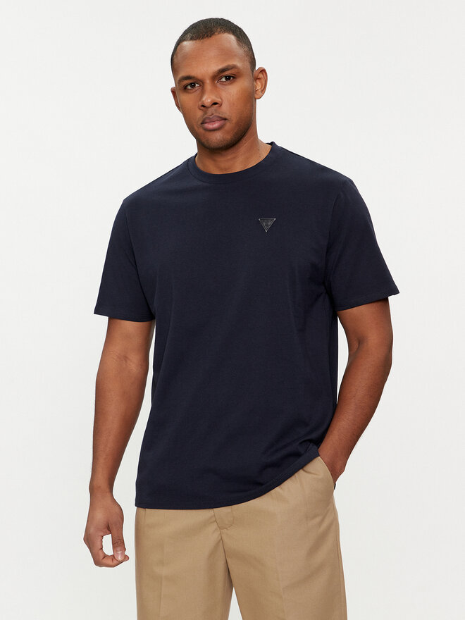 Guess Guess T-Shirt F3GI00 K8HM0 Dunkelblau Regular Fit