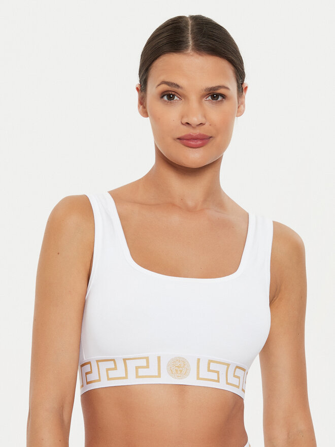 Versace Versace Бюстгальтер-топ 1013323 1A10011 Білий