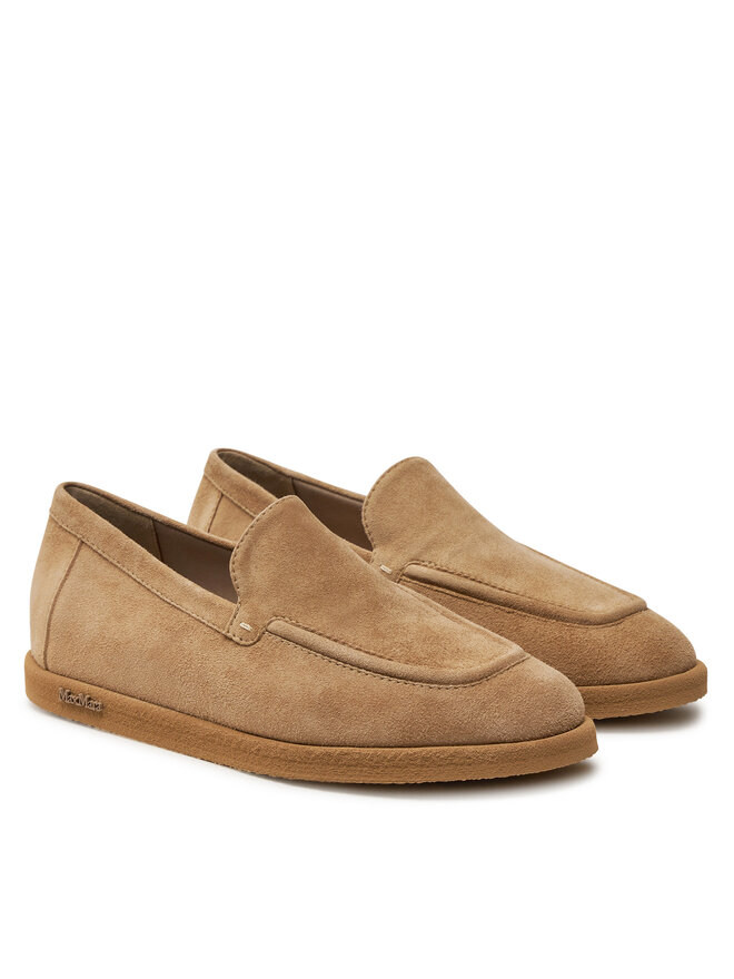 Max Mara Mokasyny Max Mara Softloafers 2424526311600 Beżowy