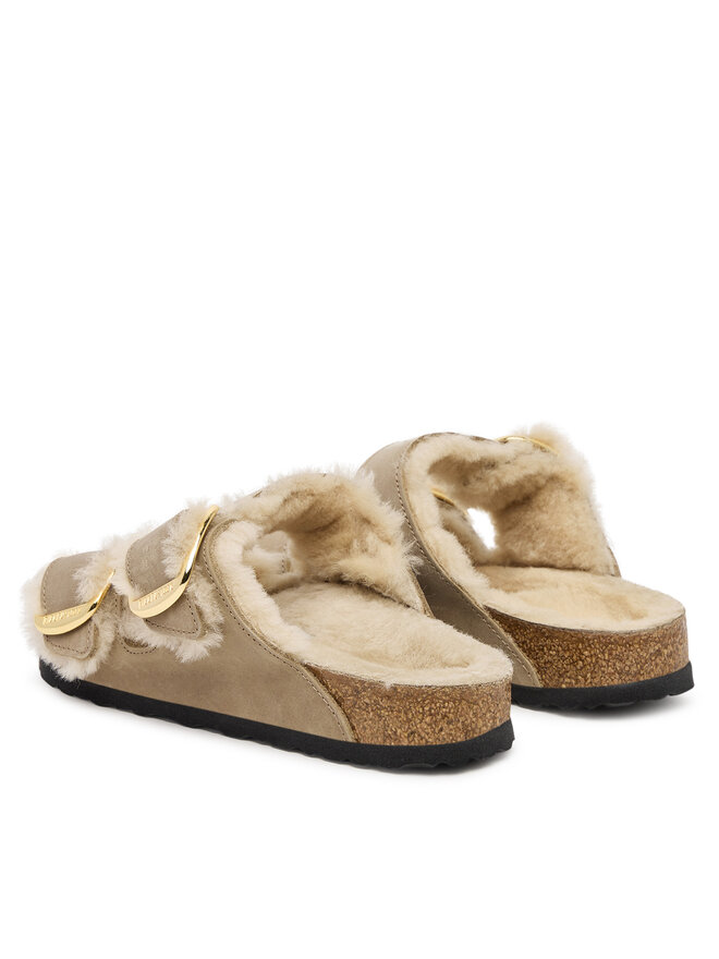 Birkenstock Papucs Birkenstock Arizona Big Buckle Shearling 1030384 Barna