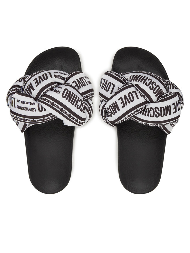 LOVE MOSCHINO Šľapky LOVE MOSCHINO JA28312G0MIW310A Biela