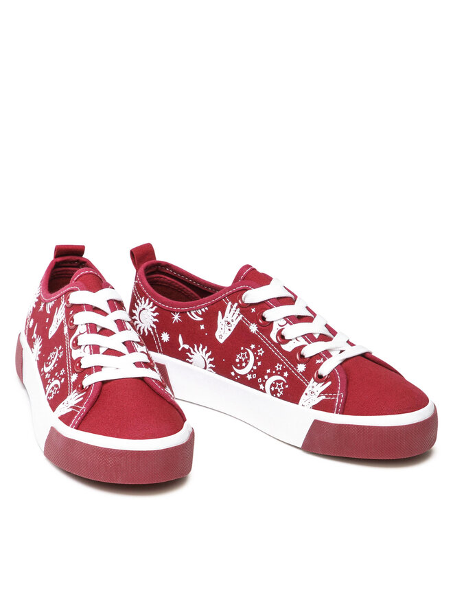 Nelli Blu Zapatillas de tenis Nelli Blu CSS20408-03 Guinda/burdeos