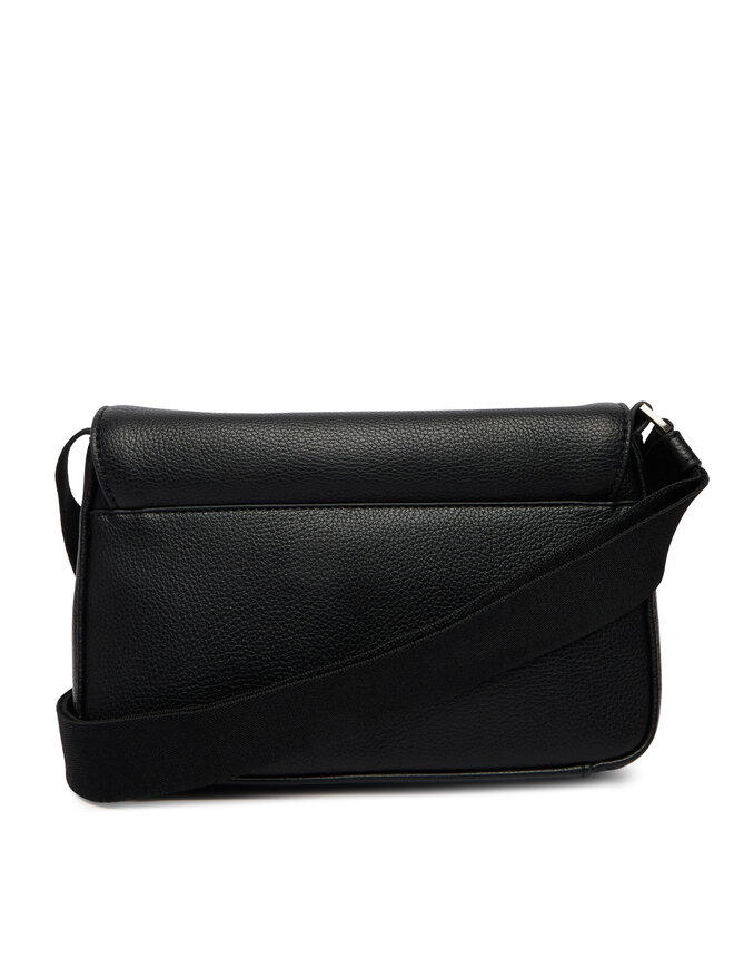 Calvin Klein Handtasche Calvin Klein Raised Small Flap Messenger LV04D3327G Schwarz