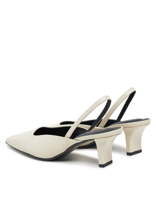 Calvin Klein Sandalen Calvin Klein Heel Mule Pump 50 - Lth HW0HW02551 Beige