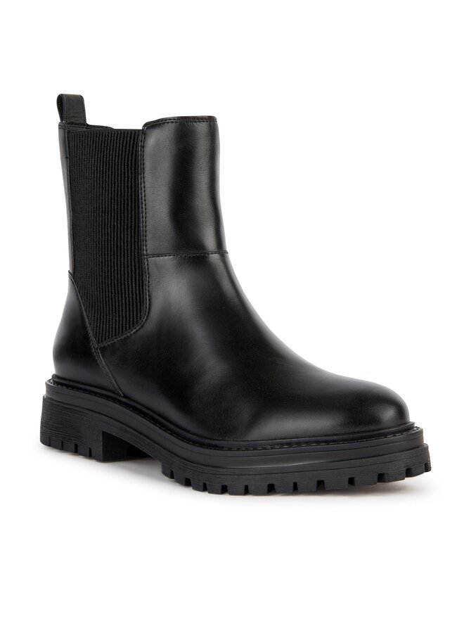 Geox Škornji Geox D Iridea D36HRG 043NH C9999 Črna
