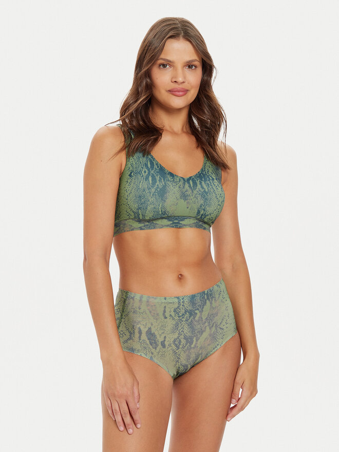 Chantelle Chantelle Klasszikus magas derekú alsó Soft Stretch C11D70 Zöld