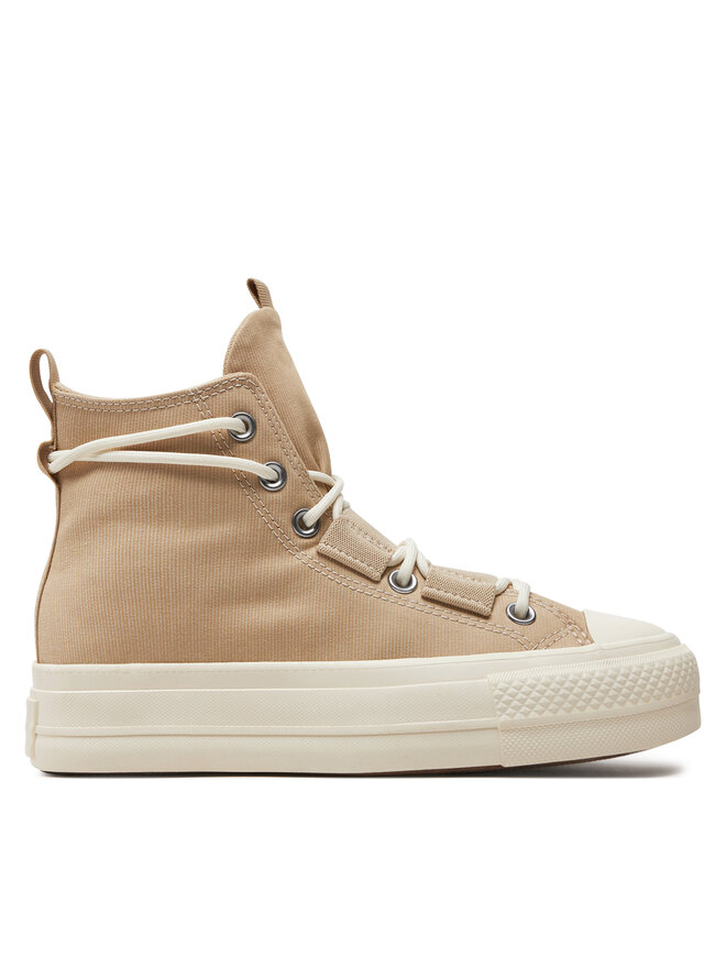 Converse Sneakers aus Stoff Converse Chuck Taylor All Star Lift Platform A06494C Beige