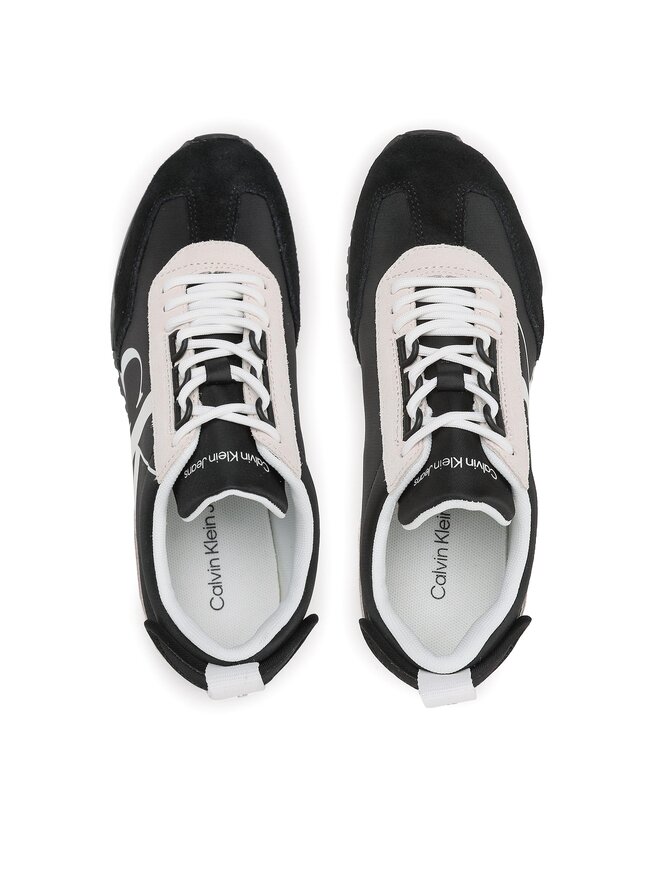 Calvin Klein Jeans Sneakers Calvin Klein Jeans Toothy Runner Laceup Mix Pearl YW0YW01100 Schwarz