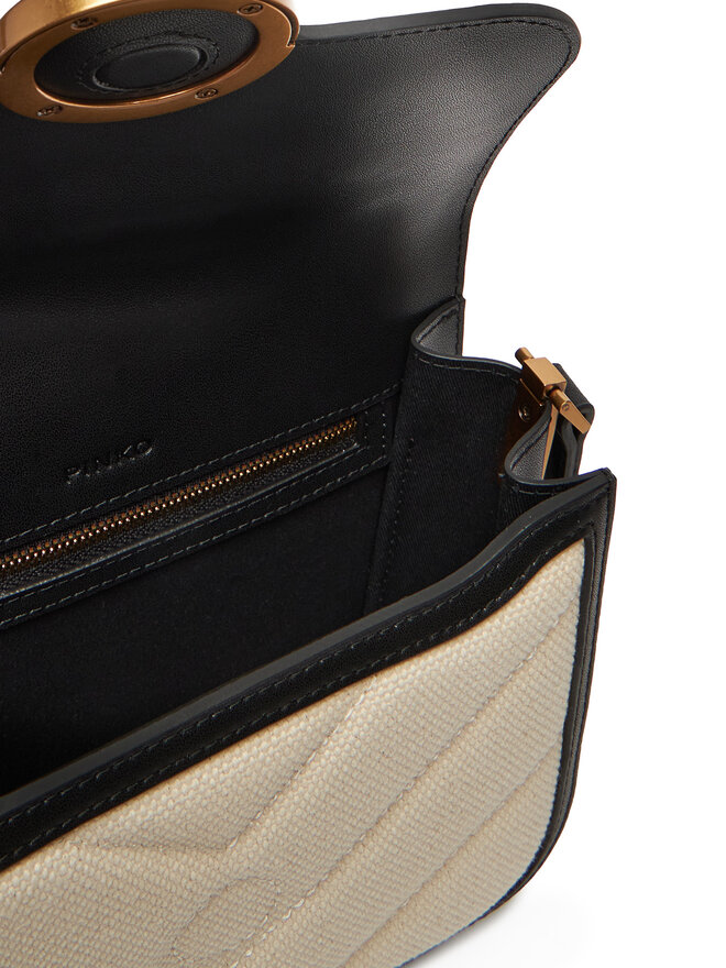 PINKO Torebka PINKO Love Box Bag Fl Mini PE 25 PLTT 104297 A2C7 Beżowy