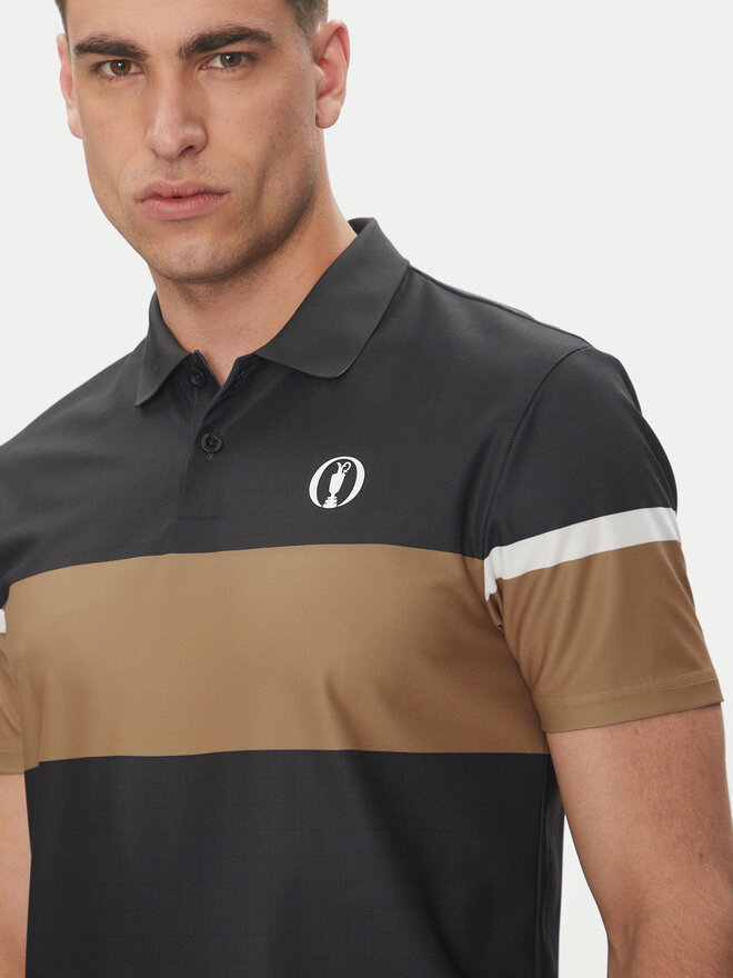 BOSS BOSS Poloshirt Paddy The Open 25 50548813 Schwarz Regular Fit