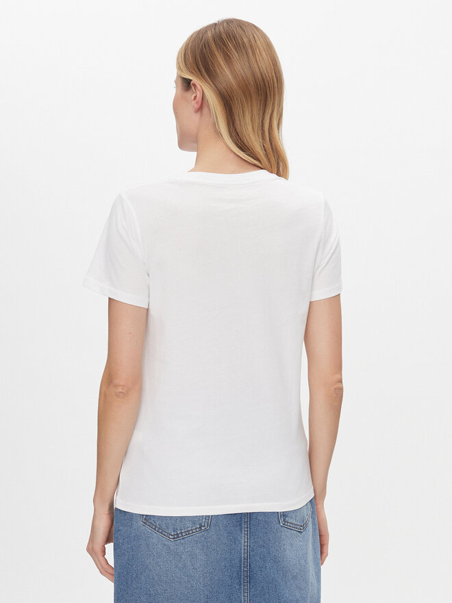 Pepe Jeans Pepe Jeans T-Shirt Harbor PL505743 Λευκό Regular Fit