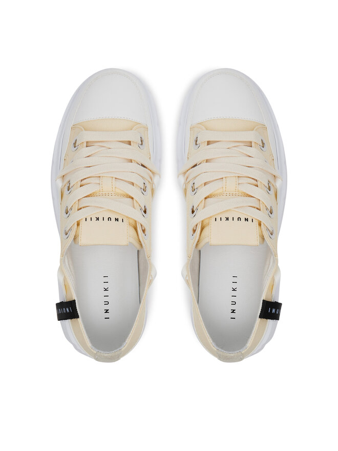 Inuikii Sneakers aus Stoff Inuikii Matilda Canvas Low 30102-025 Gelb