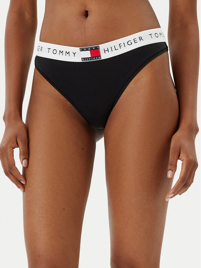 Tommy Hilfiger Tommy Hilfiger Στρίνγκ UW0UW06039 Μαύρο