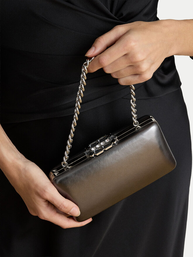 LAUREN RALPH LAUREN Handtasche LAUREN RALPH LAUREN 431P15648002 Dunkelgrau