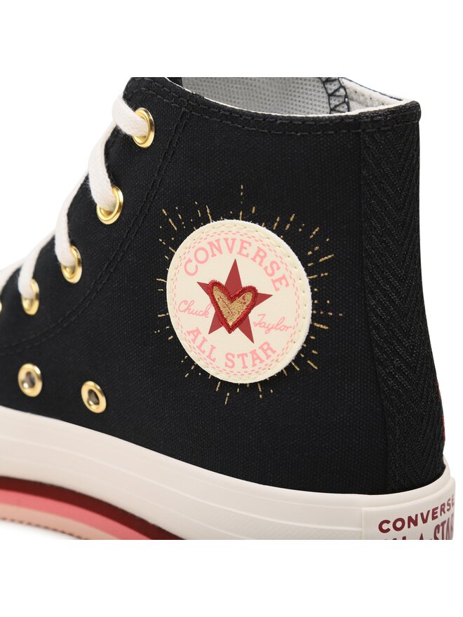 Converse Plátěnky Converse Chuck Taylor All Star Eva Lift Hi A04953C Černá