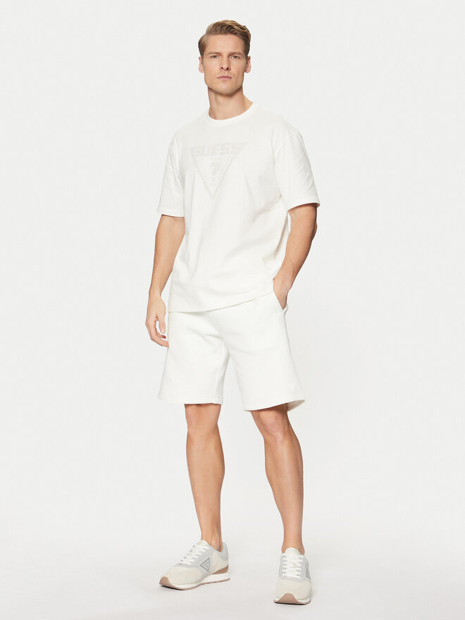 Guess Guess Camiseta Z4BI02 I3Z14 Blanco Overshirt Fit