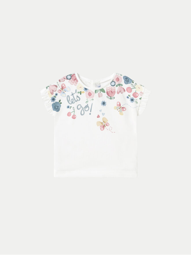 Mayoral Mayoral Camiseta 1048 Blanco Regular Fit