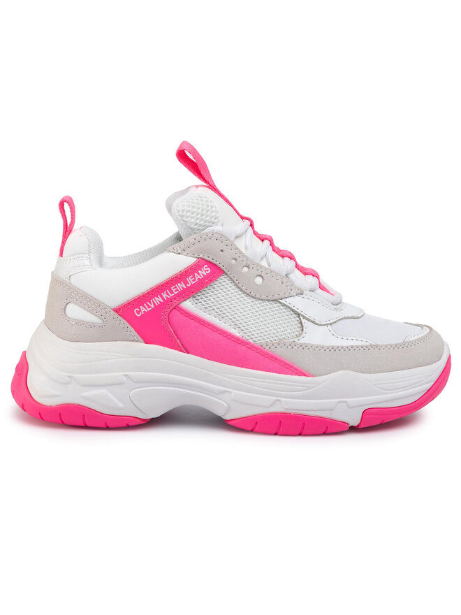 Calvin Klein Jeans Sneakersy Calvin Klein Jeans Maya R0802 Bílá