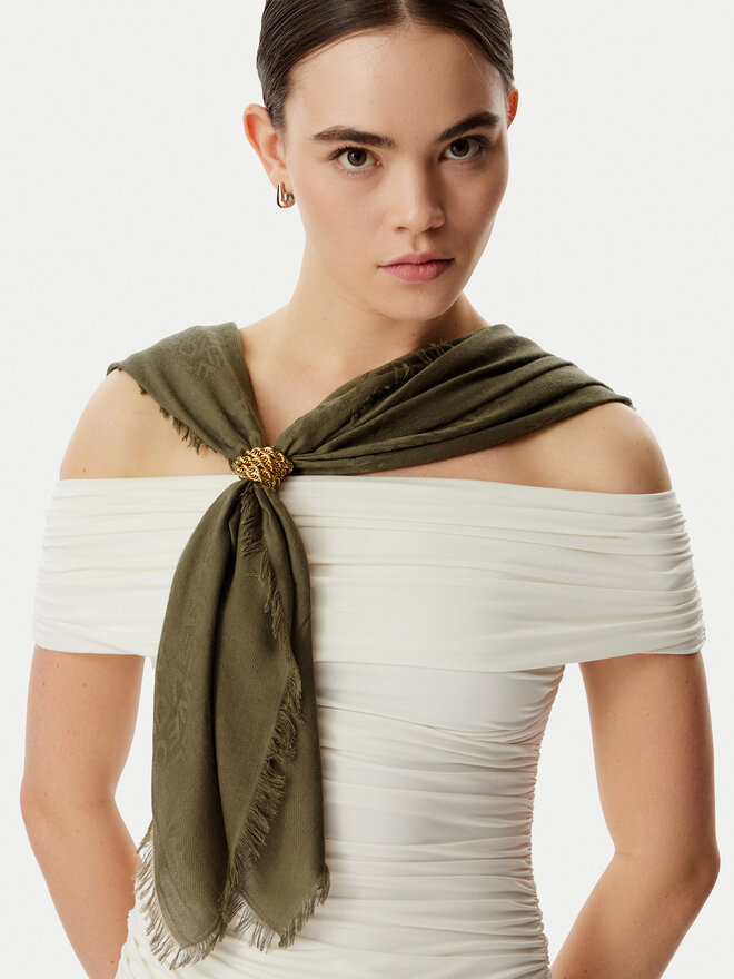 Weekend Max Mara Хустка Weekend Max Mara Ballo 2615541114 Зелений