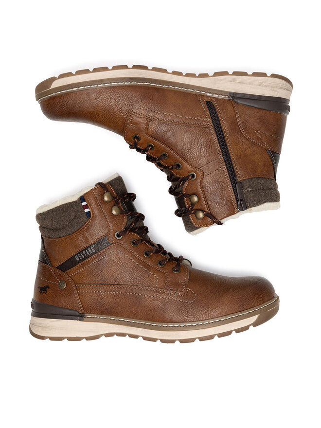 Mustang Schnürschuhe Mustang 4141-610 Braun