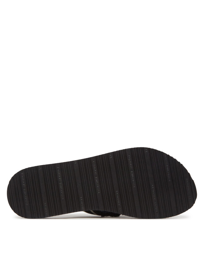 Tommy Hilfiger Čības uz pirksta Tommy Hilfiger TH Webbing Beach Sandal FW0FW08739 Tumši zils