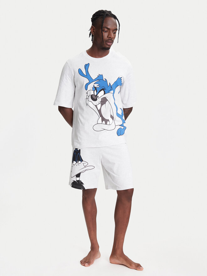United Colors Of Benetton United Colors Of Benetton Πιτζάμα 30964P02V Γκρι Regular Fit
