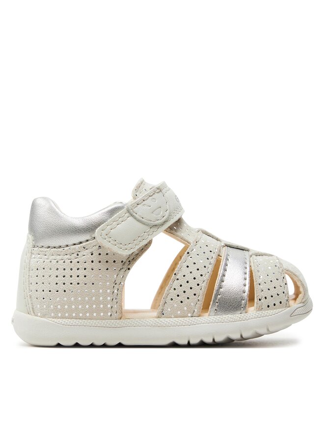 Geox silver sandals sale