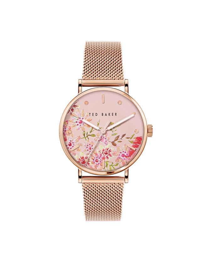 Ted Baker Ρολόι Ted Baker Phylipa BKPPHS237 Χρυσό